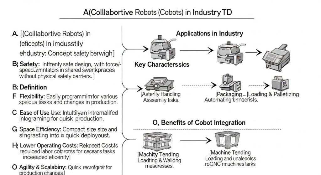 collaborative robots (cobots) in industry — featured illustration