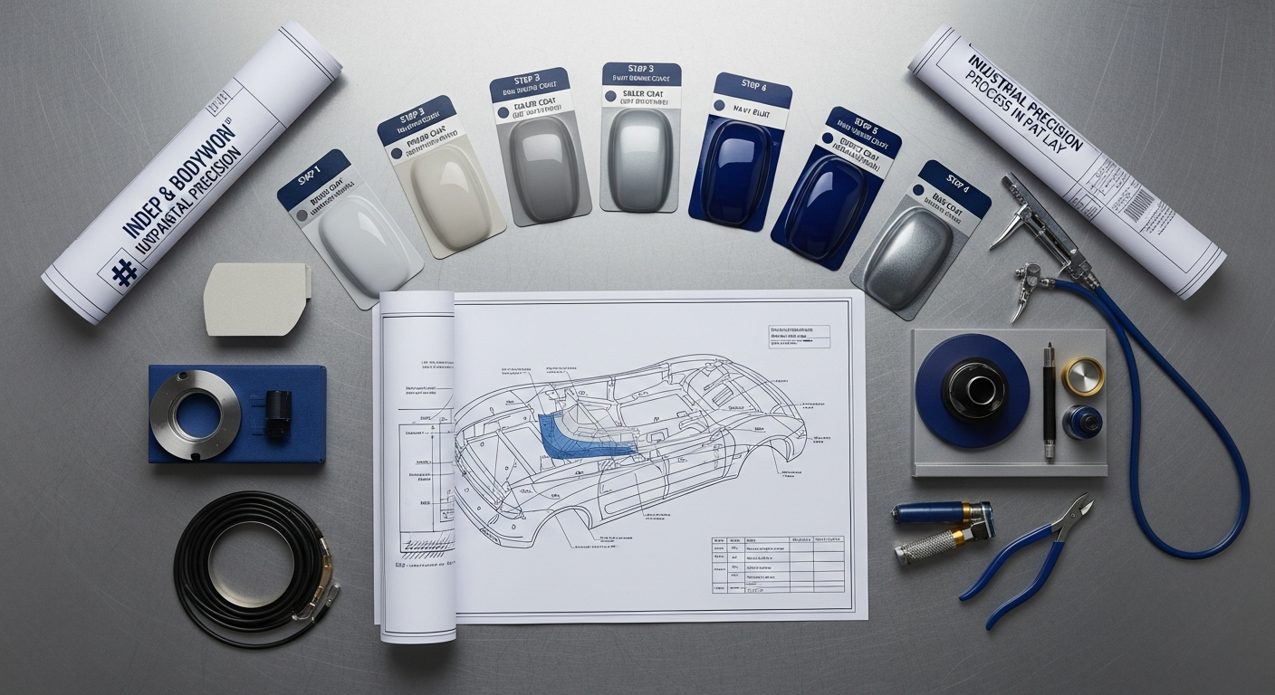 Automotive Paint Process Explained: 7 Steps from Primer to Clear Coat