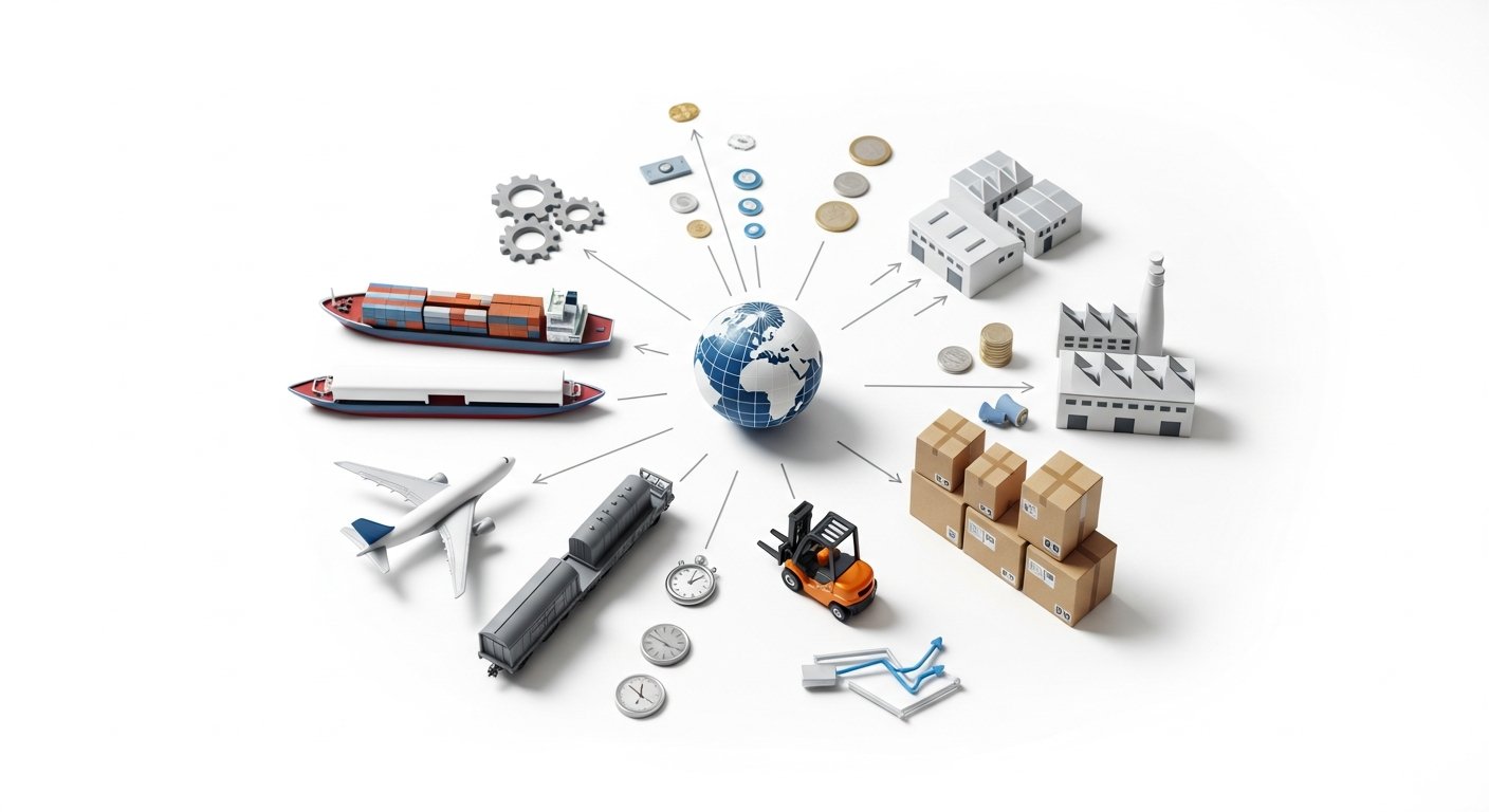 the impact of optimizing international freight on manufacturing competitiveness — global logistics management